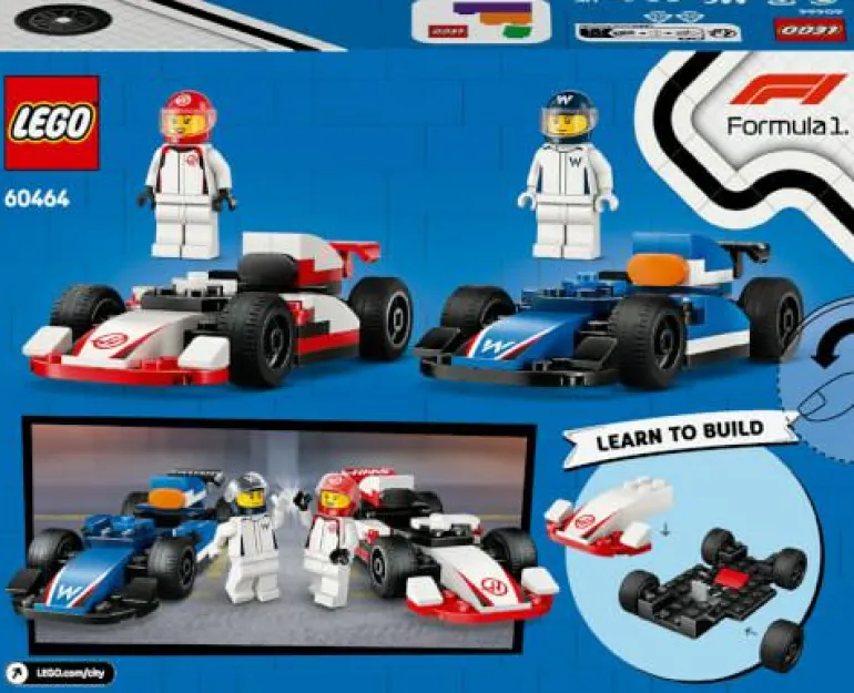 LEGO® City F1® Williams Racing und Haas F1® Rennau