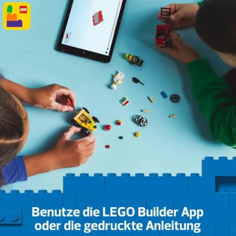 LEGO® City Pizzalieferwagen vs. Löschauto 60458