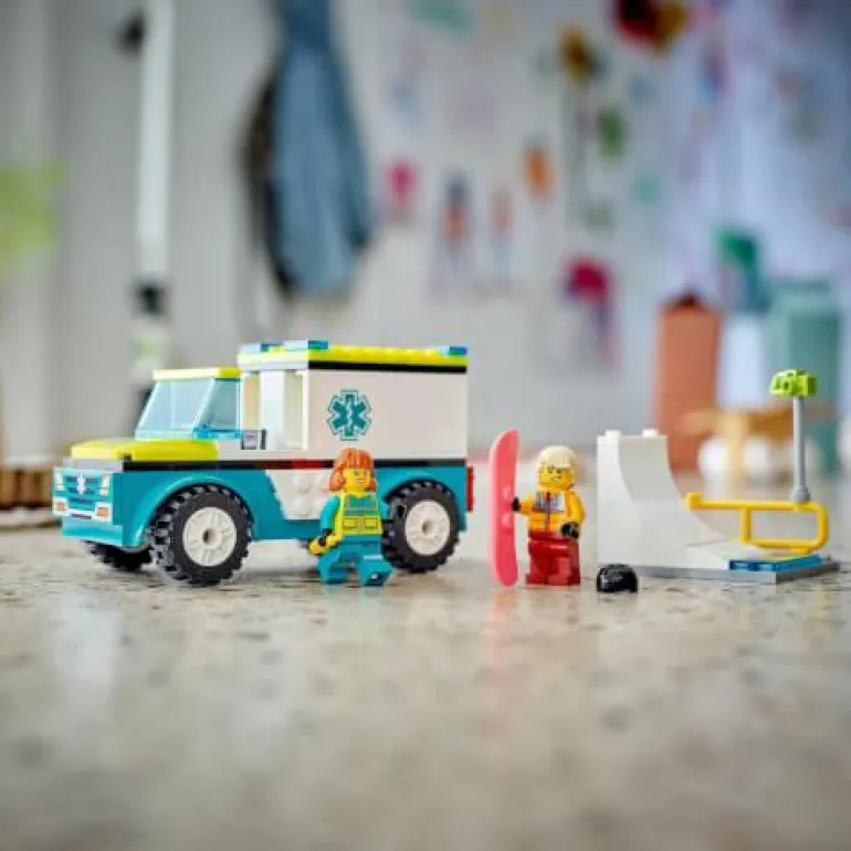 LEGO® City Rettungswagen und Snowboarder 60403