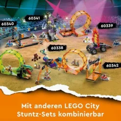LEGO® City Umstoß-Stuntchallenge 60341