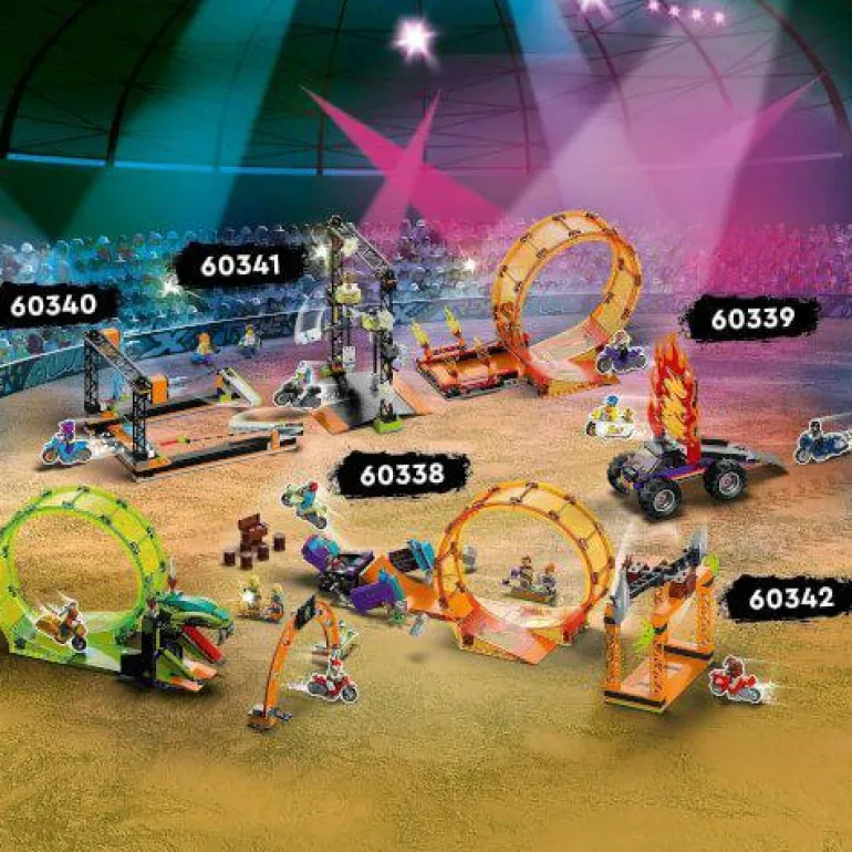 LEGO® City Umstoß-Stuntchallenge 60341