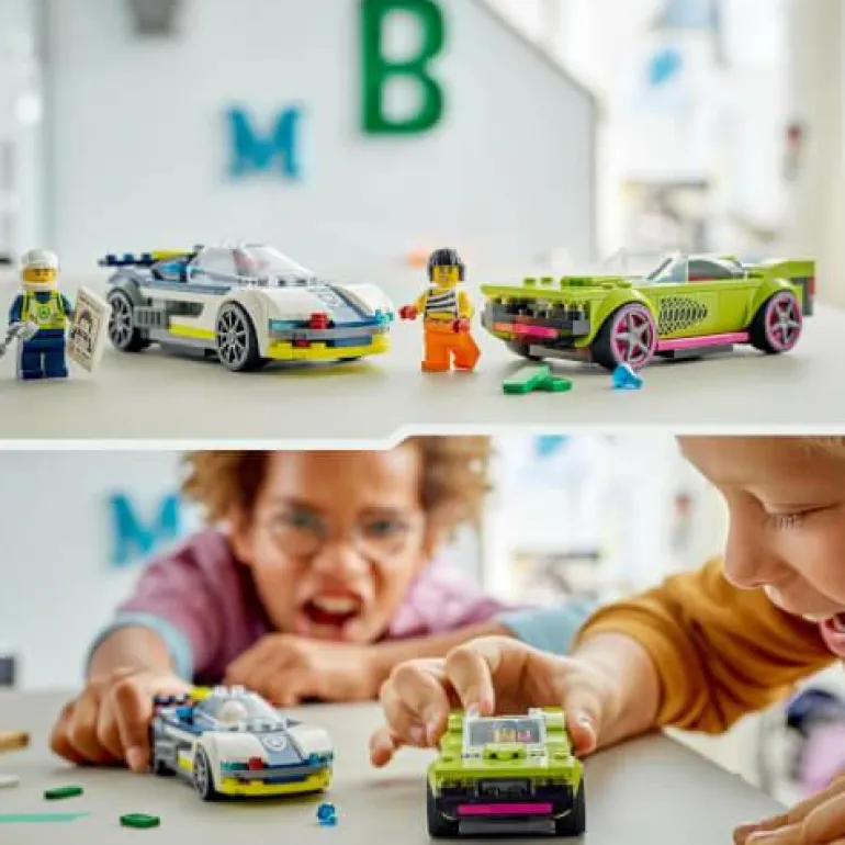 LEGO® City Verfolgungsjagd mit Polizeiauto und Mus