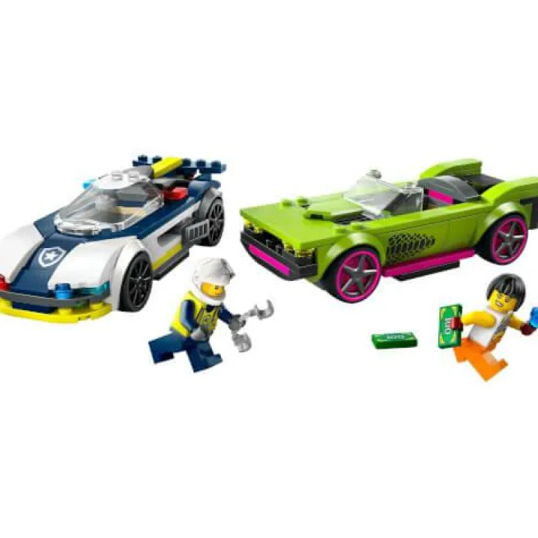 LEGO® City Verfolgungsjagd mit Polizeiauto und Mus