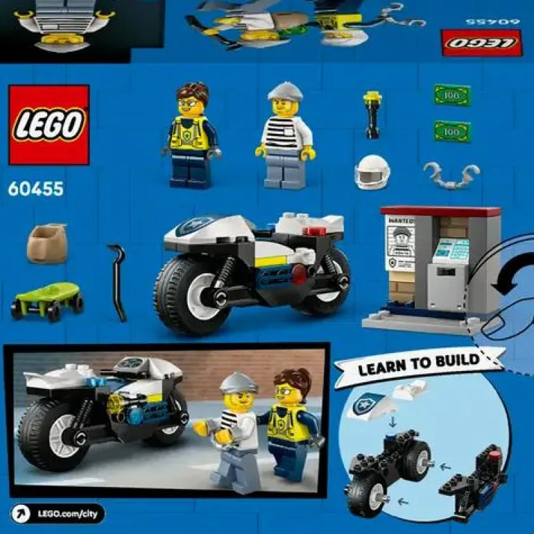 LEGO® City Verfolgungsjagd Mit Dem Polizeimotorrad