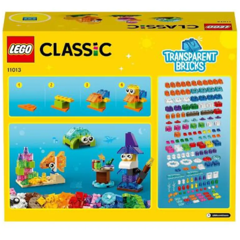 LEGO® Classic Kreativ-Bauset mit durchsichtigen St