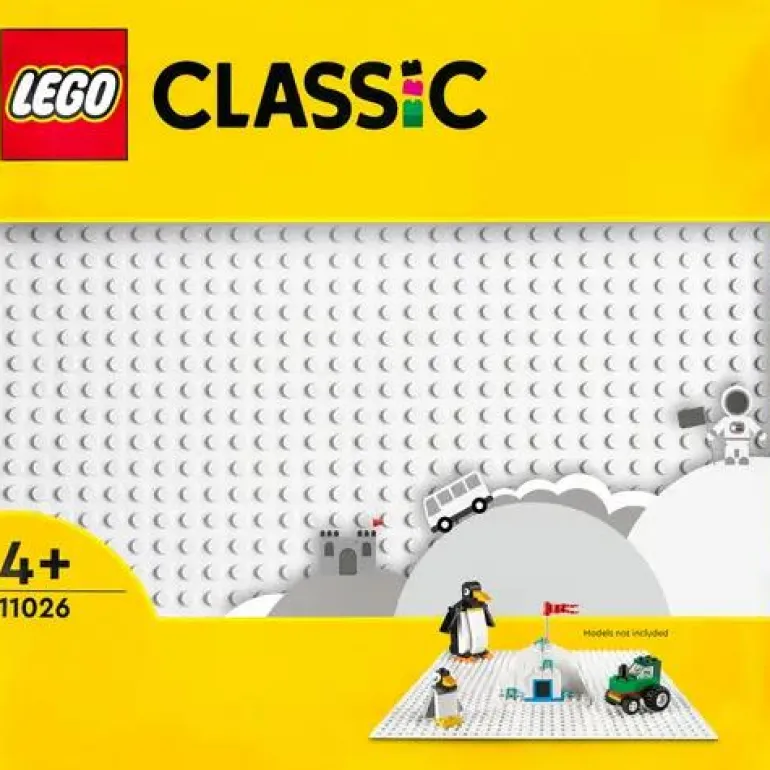LEGO® Classic Weiße Bauplatte 11026
