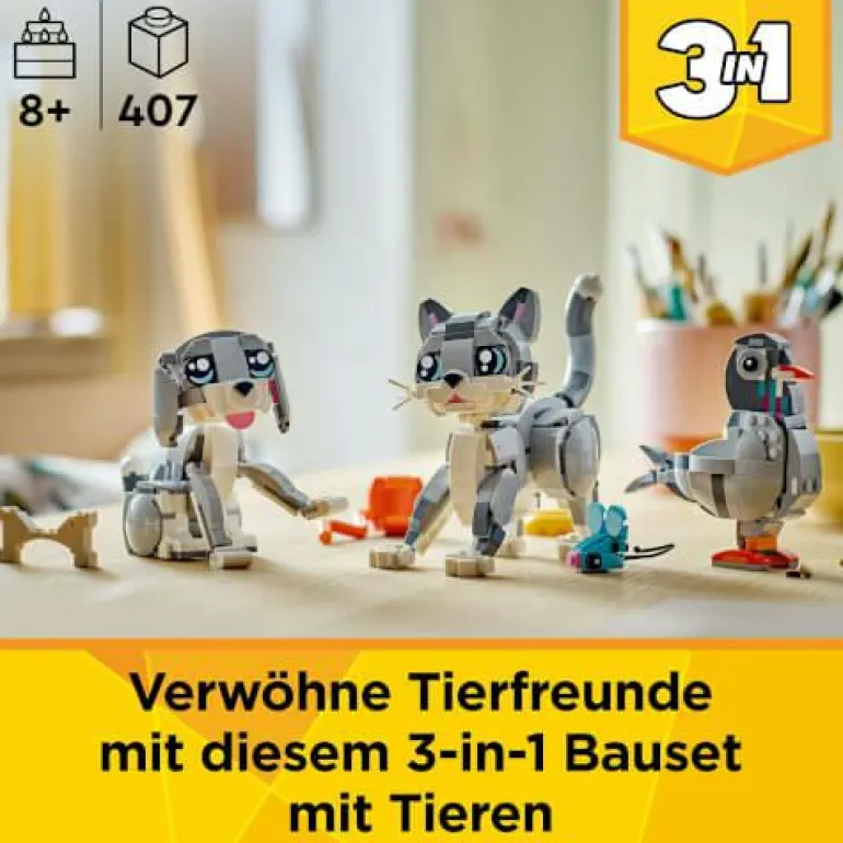 LEGO® Creator Graue Katze 31163