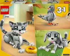 LEGO® Creator Graue Katze 31163