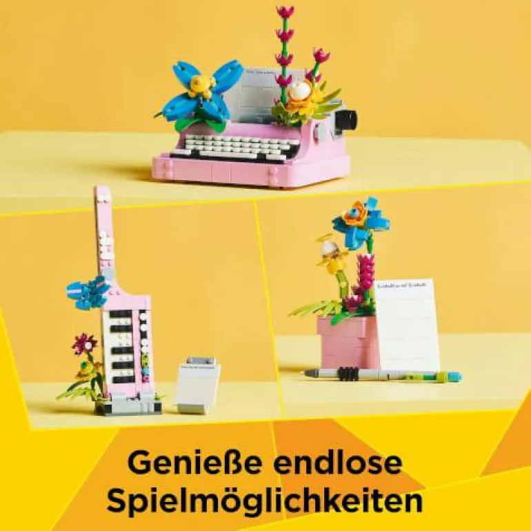 LEGO® Creator Schreibmaschine mit Blumen 31169