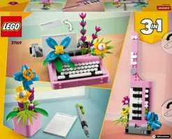 LEGO® Creator Schreibmaschine mit Blumen 31169