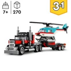 LEGO® Creator Tieflader mit Hubschrauber 31146