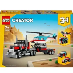 LEGO® Creator Tieflader mit Hubschrauber 31146