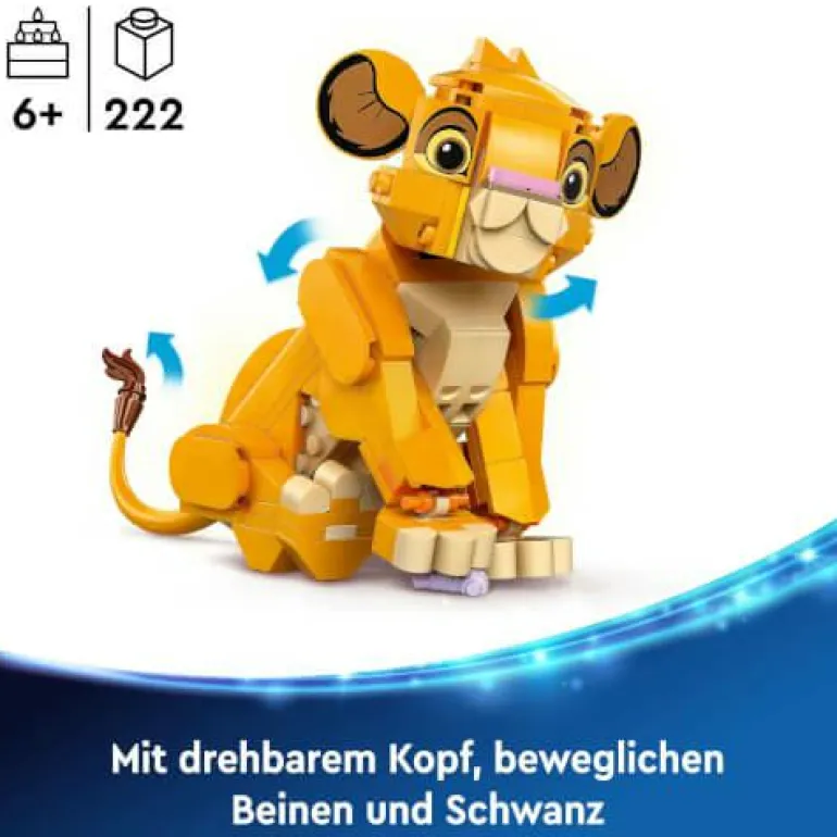 LEGO® Disney™ Simba, das Löwenjunge des Königs 432