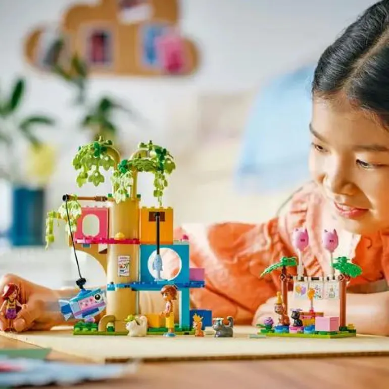 LEGO® Friends Katzengeburtstagsparty & Baumhaus 42