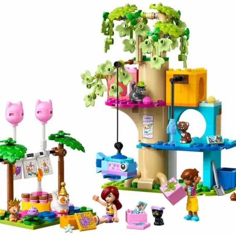 LEGO® Friends Katzengeburtstagsparty & Baumhaus 42