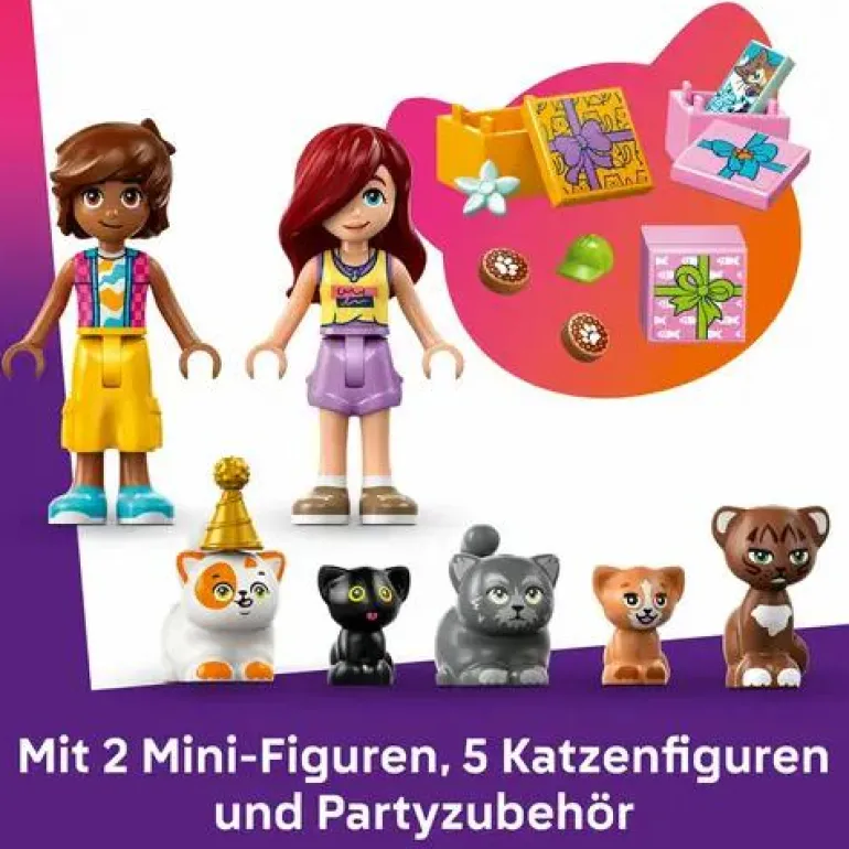 LEGO® Friends Katzengeburtstagsparty & Baumhaus 42