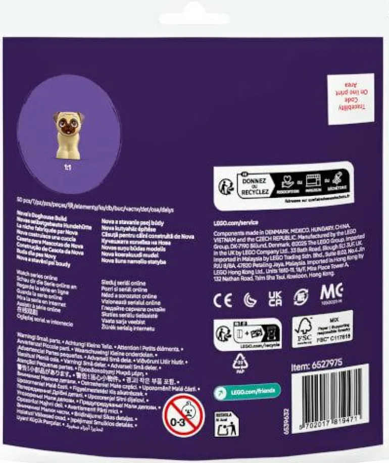 LEGO® Friends Novas selbstgebaute Hundehütte 30697