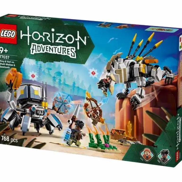 LEGO® Horizon Aloy und Varl vs. Panzerwanderer und