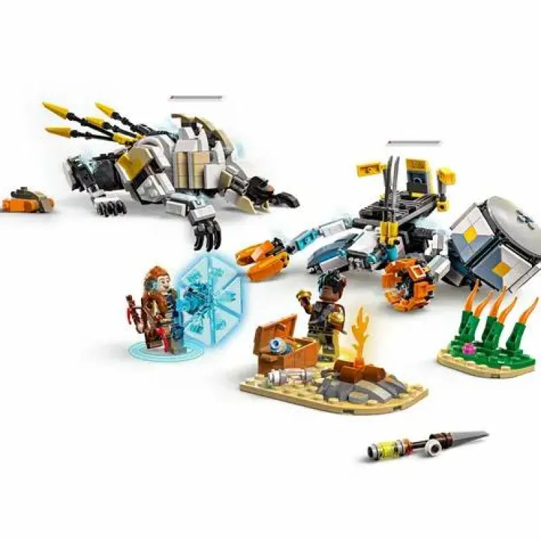 LEGO® Horizon Aloy und Varl vs. Panzerwanderer und