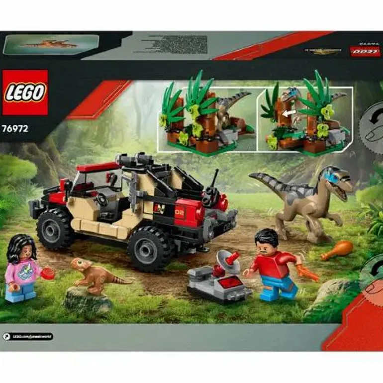 LEGO® Jurassic World™ Raptor Verfolgungsjagd mit d