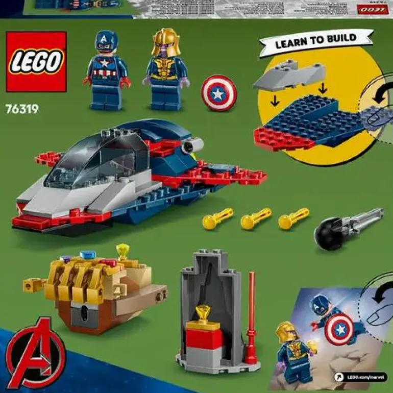 LEGO® Marvel™ Captain America vs. Thanos 76319