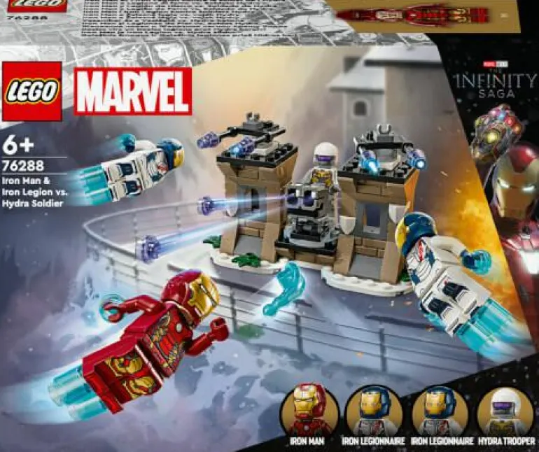 LEGO® Marvel™ Iron Man & Iron Legion vs. HYDRA-Sol