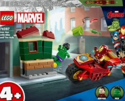 LEGO® Marvel™ Iron Man mit Bike und der Hulk 76287