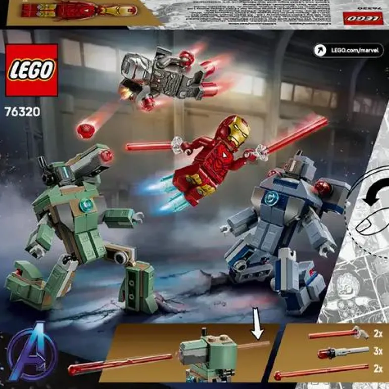 LEGO® Marvel™ Iron Man & War Machine vs. Hammer-Dr