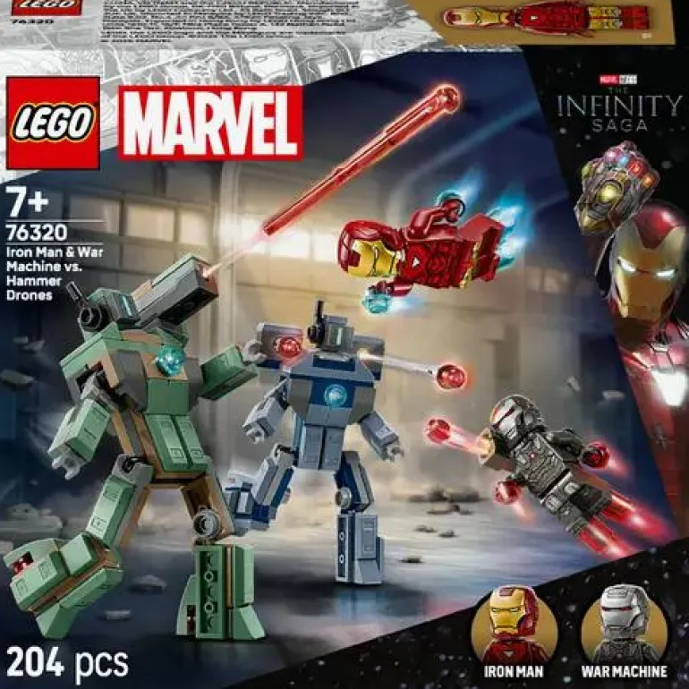 LEGO® Marvel™ Iron Man & War Machine vs. Hammer-Dr