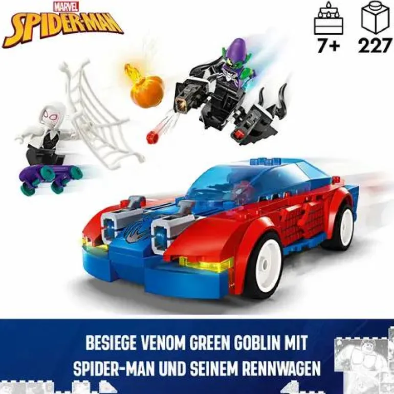 LEGO® Marvel™ Spider-Mans Rennauto & Venom Green G