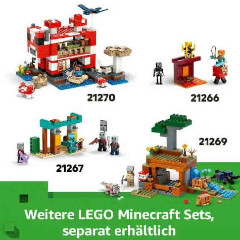 LEGO® Minecraft™ Das Babyschwein-Haus 21268