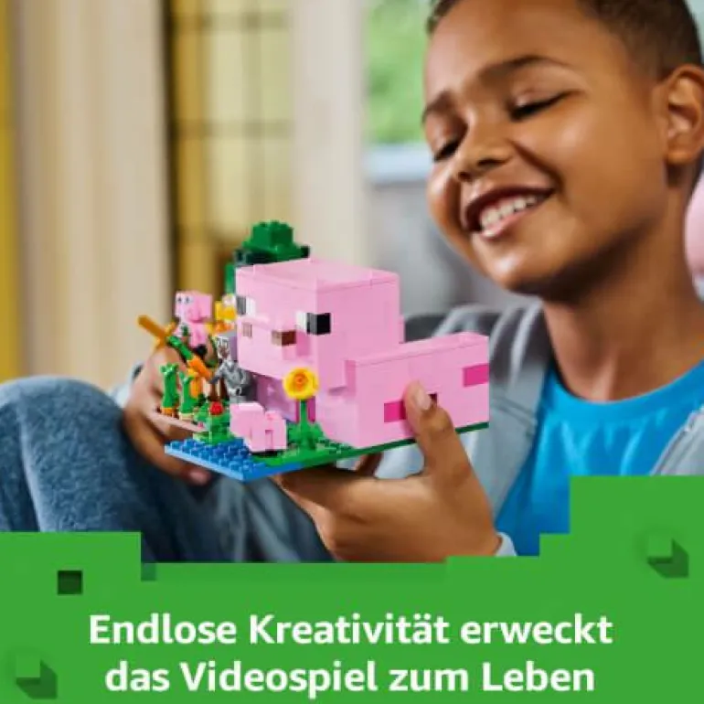 LEGO® Minecraft™ Das Babyschwein-Haus 21268