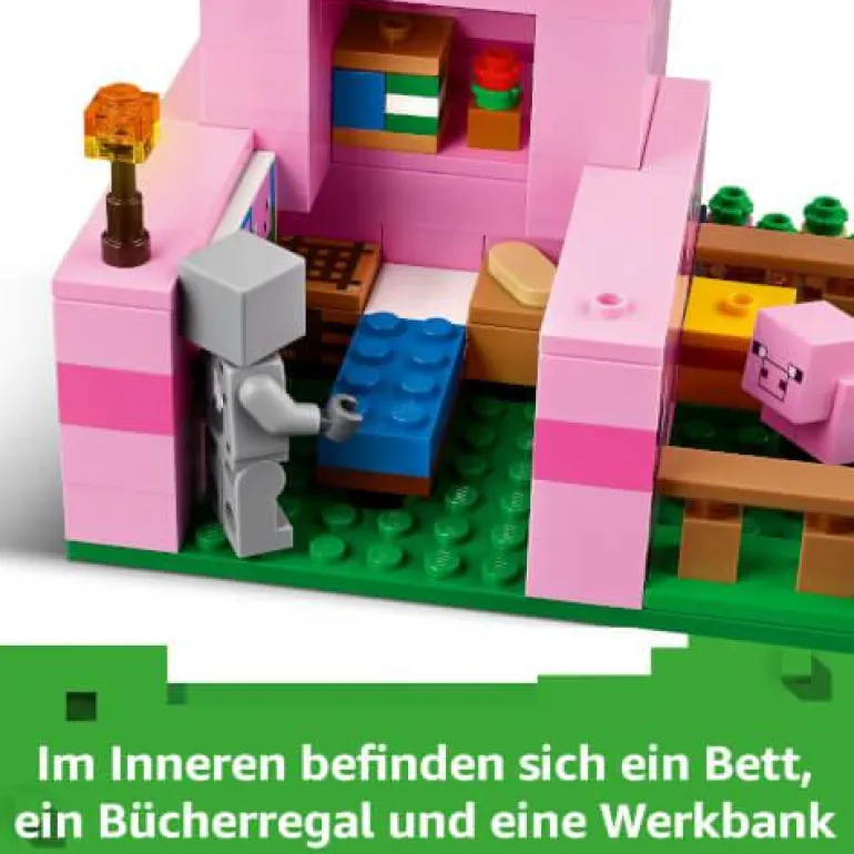LEGO® Minecraft™ Das Babyschwein-Haus 21268