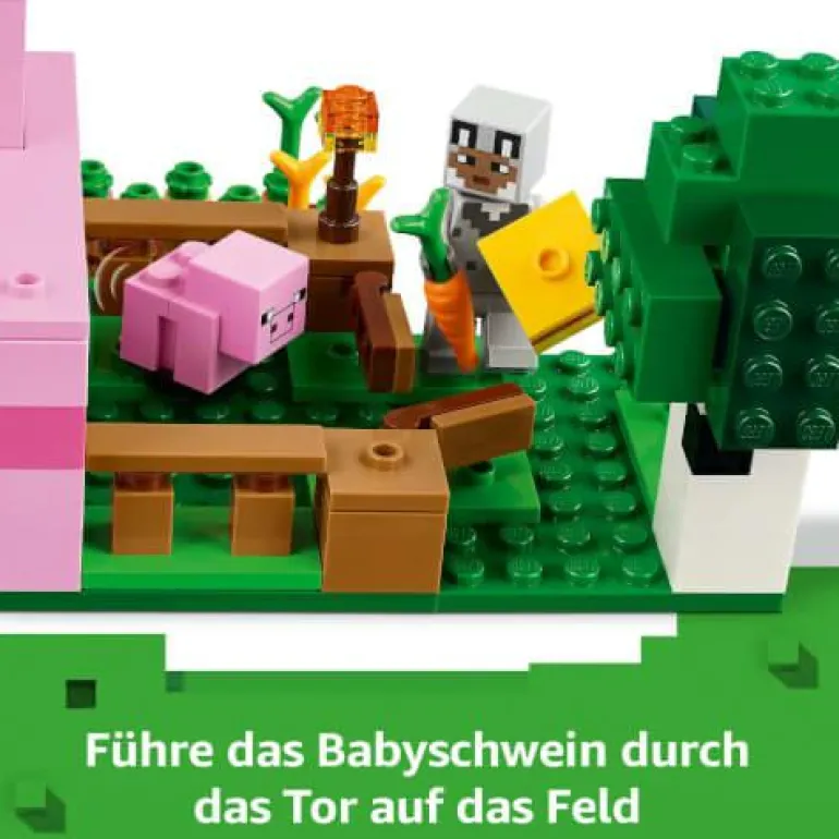 LEGO® Minecraft™ Das Babyschwein-Haus 21268