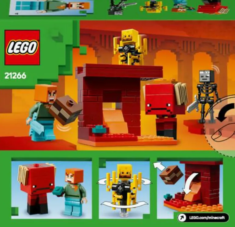 LEGO® Minecraft™ Das Lava-Duell im Nether 21266