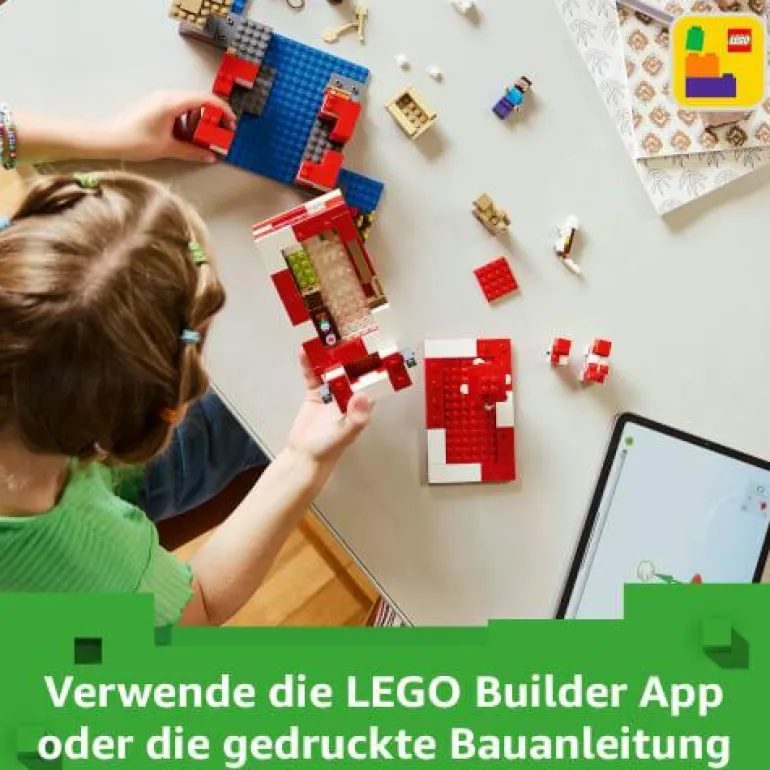 LEGO® Minecraft™ Das Pilzkuh-Haus 21270
