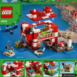 LEGO® Minecraft™ Das Pilzkuh-Haus 21270