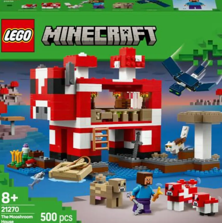 LEGO® Minecraft™ Das Pilzkuh-Haus 21270