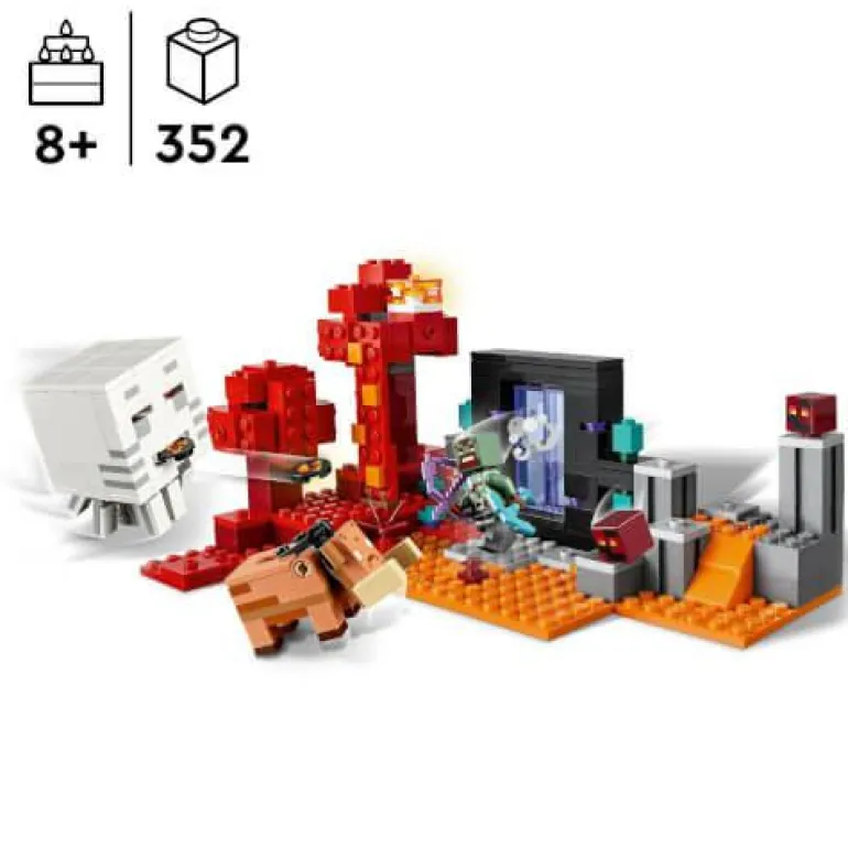 LEGO® Minecraft™ Hinterhalt am Netherportal 21255