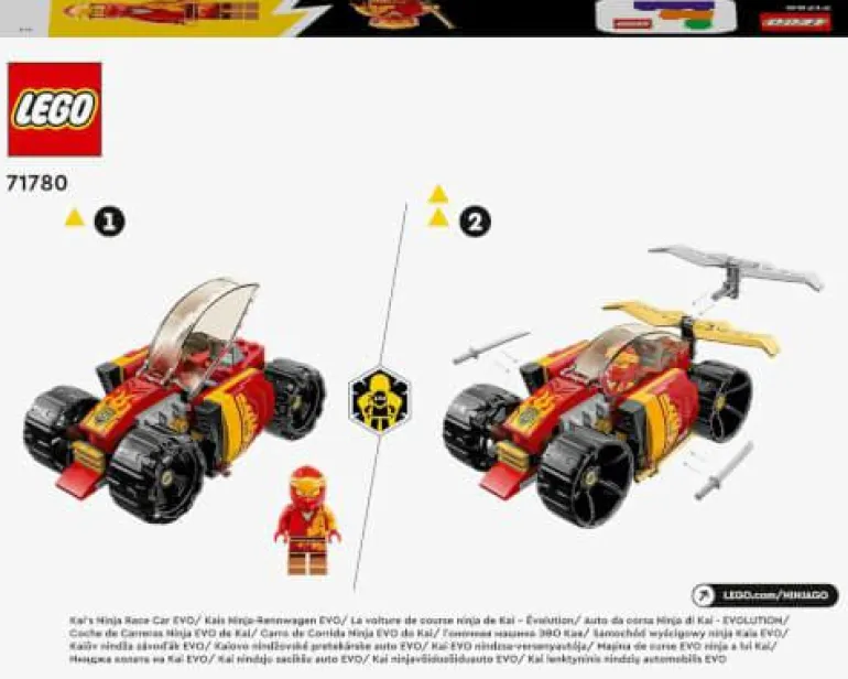 LEGO® NINJAGO® Kais Ninja-Rennwagen 71780