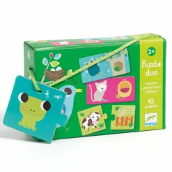 Lernspiele: Duo Puzzle Habitat