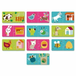 Lernspiele: Duo Puzzle Habitat