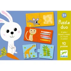 Lernspiele: Puzzle - Zu Tisch