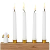 Leuchter Adventsengel gold „Advent Advent"