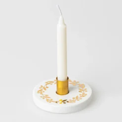 Leuchter Kranz „Winterschein", Ø:7cm, H.2,5cm
