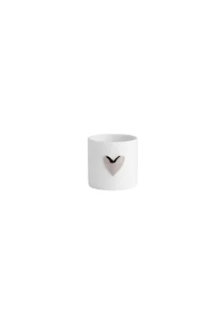 Lichter Herz 2er Set silber, Ø:4,5cm H4,5cm