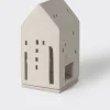 Lichthaus Beige 7,5x8x14,8cm