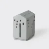 Lichthaus Grau 5,8x8,2x10cm