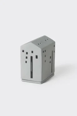 Lichthaus Grau 5,8x8,2x10cm