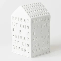 Lichthaus,, Heimat Ist Kein Ort" 9,5x9,5x16,5cm